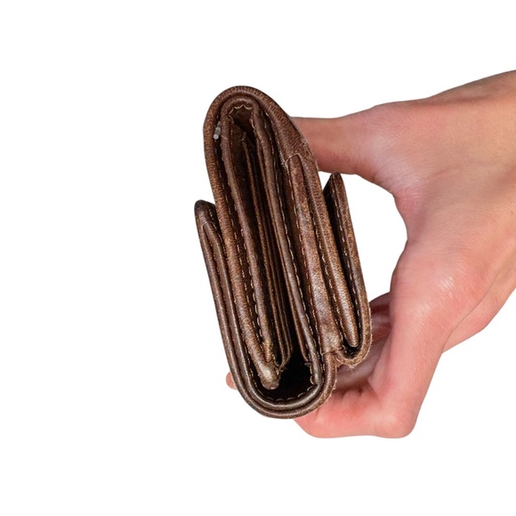 Coach vintage y2k brown and khaki mini signature soho wallet - Picture 3 of 12